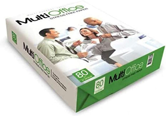 ورق للطباعة مقاس A4 بوزن 80 جرام للورقة من مالتي اوفيس - عبوة تضم 500 ورقة، قد تختلف العبوة